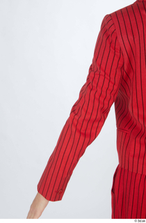 Cynthia arm dressed formal red striped jacket red striped suit…